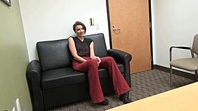 zelda's rough casting on sofa turns wild in first interview main scene!