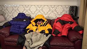 North Face Baltoro Leather Sofa Fun With Four Down Jackets