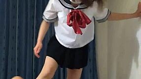 Ballbusting 56 kicks with brutal force!