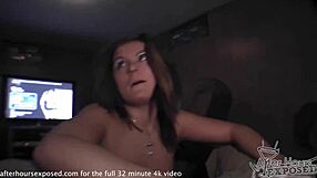 Marine Undresses While Stripper Dances Lap Dance And Rips Clothes For Handjob Blowjob