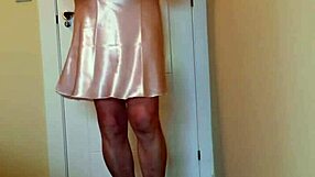 The photos shown below depict a crossdresser known as Marina dressed in sissy chastity and lingerie