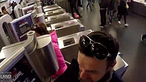 Jasmine Rouge's Cumshot Facial on Tits and Ass