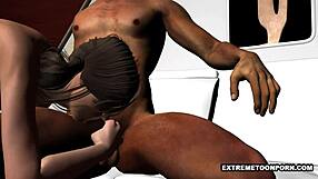 सेक्सी 3D वैम्पायर बेब ने लंड चूसा और हार्डकोर फंतासी में जोर से ठोकी