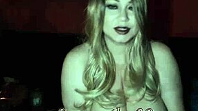 patriotic bbw celebrates with cum on huge natural tits