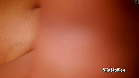 Her deep pussy grips my long dick with intense pleasure