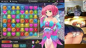 Chatting with a catgirl in the park from huniepop uncensored