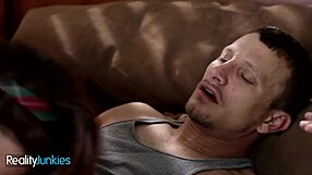 i feel so excited watching petite jodi taylor in uniform fucking that badboy roughly, her boobs bouncing under the skirt in this reality scene