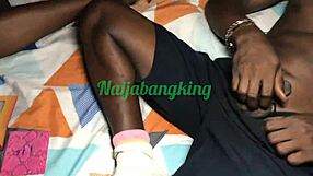 Ebony amateur deepthroats long black cock in truth or dare