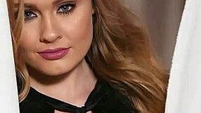 Beautiful Busty Harley Rae Strips to Show Cute Pussy