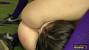 Watch me finger this hot lesbian teen 18+ at the party?