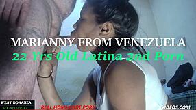 i suck marianny's latina pussy in doggystyle and cum on her