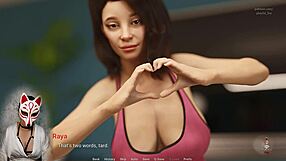 busty milf gets corrupted in the game