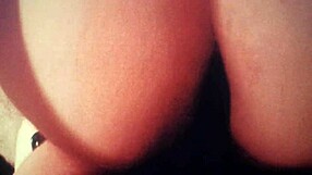 Amateur gets bent over for doggystyle POV spreading