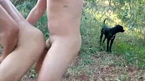 wild bareback fun on the farm 😏