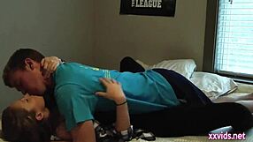 College teen 18+ explores pov pleasures with intense riding and fingering