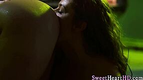 Petite Teen 18+ Babe Performs Lesbian Scissoring And Oral With Small Tits