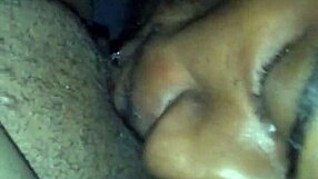 Wet Tongue Licks Pussy Cum Repeatedly With Kiss Goodbye