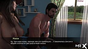 Here's a game of a visual novel and a beautiful fat woman and a nice cumshot