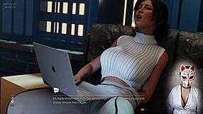 lara in cosplay feels intense pleasure while masturbating in croft adventures ep 6