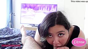 Lizren sucks while playing new Pokemon