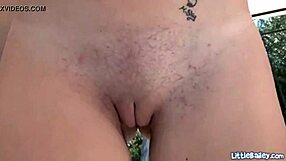 A petite lesbian babe removes her clothes so as to interchange frantically to masturbate