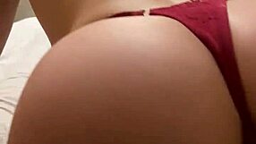 chilena on all fours showing her big ass