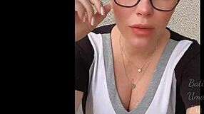 Barbara evans pregnant jerking off for voyeur masturbation