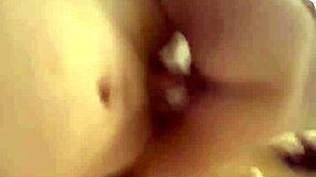 A real teen fucking with a shaved pussy gets a hardcore fuck