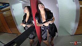 Relaxed and steamy double penetration session between director Lidy Silva and Angel Takemura