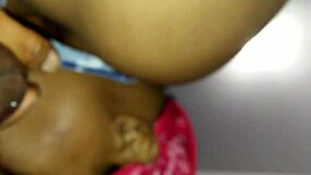 mystery woman gives sloppy blowjob to fat cock