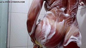 My wife enjoying a relaxing bath