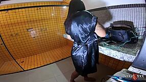 Relaxed and steamy double penetration session between director Lidy Silva and Angel Takemura