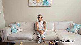 Luna Fucks on Camera for First Time with Pierced Nipples