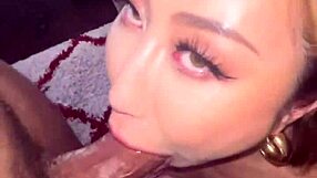 Nicole doshi performs a pov sloppy deepthroat on a big dick in this preview