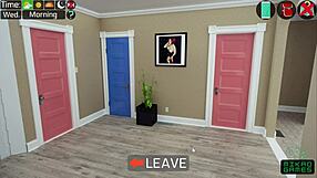 Adult game with step-sister's help and sexual reward