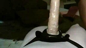 Amateur Girl Pegs Guy with Dildo in Intense Anal Sex Session