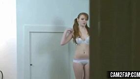 A naked teen 18+ guides you through jerk off instructions in this pov video.