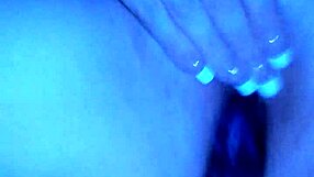 The wife is masturbating with her hubby.