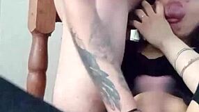 i watch sweet latina shemale miahgenesis take hard dick in ass with kissing and orgasm