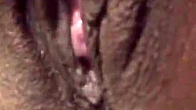 This pretty black pussy is getting played with so nicely