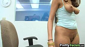 Isis Taylor gets a huge cumshot on her beautiful face