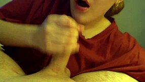 Home Evening Blowjob: He Came in My Mouth