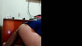 Feeling Intense Anal Pleasure With Dildo