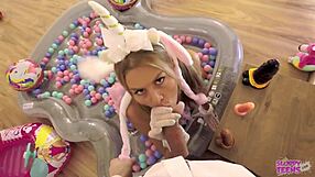 zlata shine camgirl caught using dildos for sloppy bj with fan