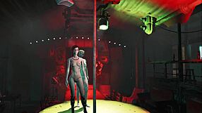 Fallout 4 Fashion Showcases Pantyhose and Body Designs in Public Outdoor Settings
