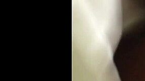 Ebony girl bent over in doggystyle fucking, caught by friend.