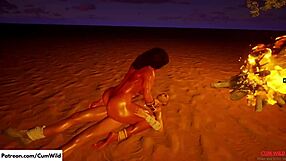 Big titted nude babe anaal sex with a hard penis in crazy, hot 3d sex
