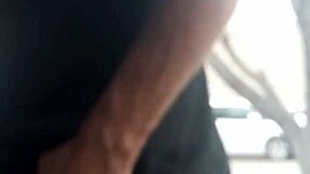 i'm masturbating outdoors in public parking lot, ending with cumshot