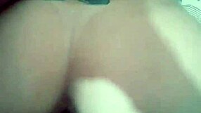 Tattooed guy fucks and masturbates amateur shemale