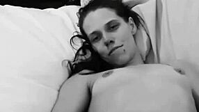 Small tits and tattoos real couple get naughty